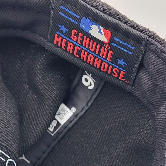 Miami Marlins 9FORTY New Era Black Adjustable Hook Loop‎ Hat - Picture 8 of 8